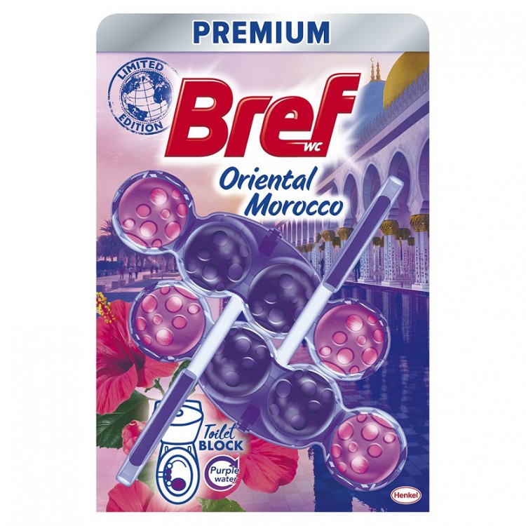 Bref Blue 2x50g Orient Maroco kuličky | Čistící, dezinf.prostř., dezodoranty - Přípravky na WC - Závěsy na WC a pissoárové kostky Bref Blue 2x50g Orient Maroco kuličky | Čistící, dezinf.prostř., dezodoranty - Přípravky na WC - Závěsy na WC a pissoárové kostky